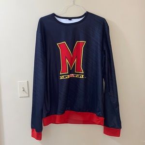 Unisex Size L Maryland Crewneck/Long Sleeve. Never worn.